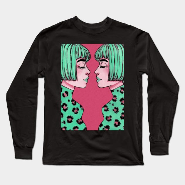 Hugs and Kisses Long Sleeve T-Shirt by bukkbianka